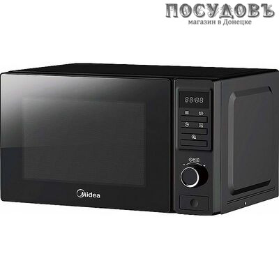 Midea AM720S220-B  микроволновая печь, 20,0 л, 700 Вт, без гриля, черный