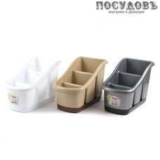 DDStyle 14003 подставка для столовых приборов, полипропилен, цвет черный с серым