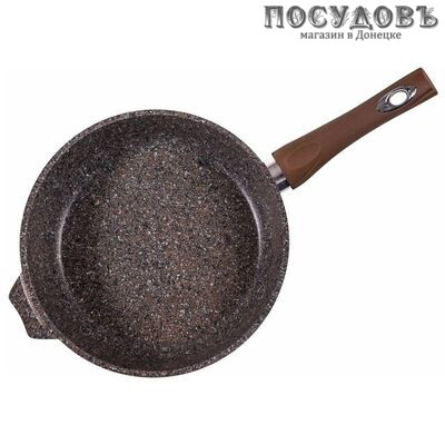 Мечта Premium mokko 20902 сковорода Ø200 мм, алюминий, гранитное покрытие Greblon
