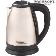 WillMark WEK-1808SS электрочайник, 1800 Вт, 1800 мл, нержавеющая сталь, цвет бежевый