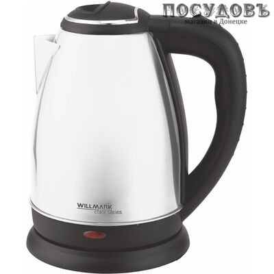 WillMark WEK-1808SS электрочайник, 1800 Вт, 1800 мл, нержавеющая сталь, цвет белый