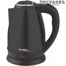 WillMark WEK-1808SS электрочайник, 1800 Вт, 1800 мл, нержавеющая сталь, цвет черный