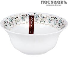 Коралл Сканди LHW50-K170604 салатник, стеклокерамика, Ø125×55 мм, 300 мл