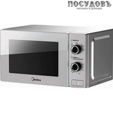 Midea MM720S220-S микроволновая печь, 20,0 л, 700 Вт, без гриля, серебристый