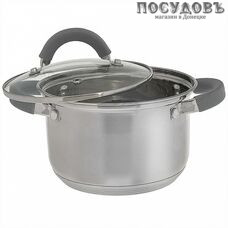 Webber ВЕ-356/2 кастрюля с крышкой 2,2 л, Ø160 мм, сталь нержавеющая