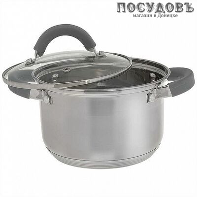 Webber ВЕ-356/2 кастрюля с крышкой 2,2 л, Ø160 мм, сталь нержавеющая