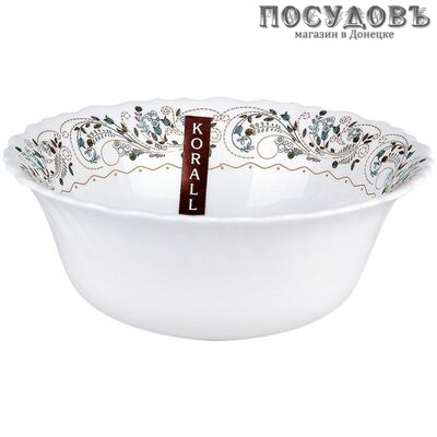Коралл Сканди LHW60-K170604 салатник, стеклокерамика, Ø150×60 мм, 500 мл