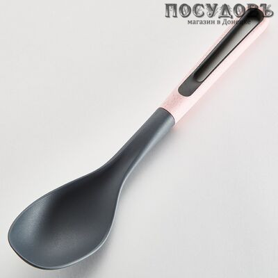 Alpenkok Olympia AK-5224Y, ложка поварская, 335 мм, нейлон, цвет розовый