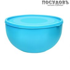 Эльфпласт 282 салатник с крышкой, полипропилен, Ø255×123 мм, 400 мл, Россия 2 пр.