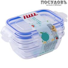 HITT H241044 контейнеры в наборе, полипропилен, 175×132 мм, 770 мл 6 пр.
