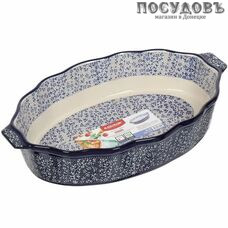 Attribute Eclipse blue ABK106-SRT-B форма для запекания, керамика, глазурированное покрытие, 390×240×80 мм
