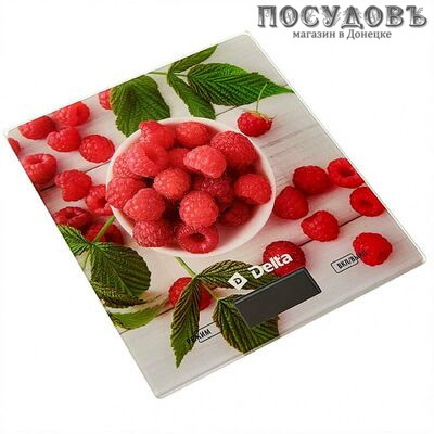 Delta Малинка KCE-67 весы кухонные-платформа, 200×180×15 мм, до 5,0 кг
