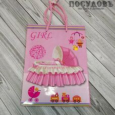 Арта Baby 10738-201810-S пакет подарочный S-140×135×42 мм, бумага, глянцевая ламинация