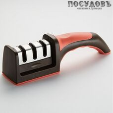 Webber ВЕ-5359, точило для ножей, 215×50×65 мм, цвет черный с красным, Россия, в упаковке 1 шт.