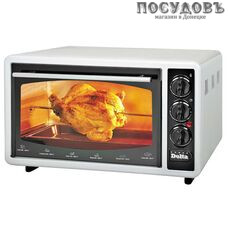 Delta D-0324 электрическая печь отдельностоящая 1200 Вт 34,0 л, с грилем, без конфорок, белый