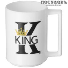 Luminarc King&Mr Right V0366/6 кружка, 380 мл, стекло упрочненное