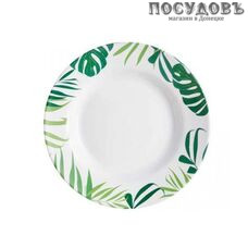 Luminarc Jungle Fever P3293 тарелка глубокая, стекло упрочненное, цвет белый с рисунком, Ø220 мм, Франция 1 шт.