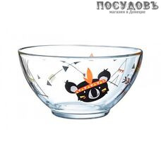 Luminarc Kotipi N4104 салатник, стекло упрочненное, цвет прозрачный с рисунком, Ø140 мм, 500 мл, Франция 1 шт.