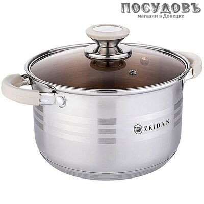 ZEIDAN Z501063 кастрюля с крышкой 2,1 л, Ø160 мм, сталь нержавеющая, пятислойное дно