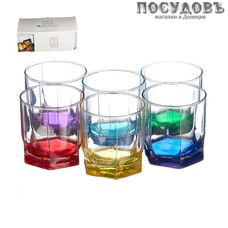 Pasabahce Tango Rainbow 42943, стакан низкий 240 мл, материал стекло, Россия, в упаковке 6 шт.