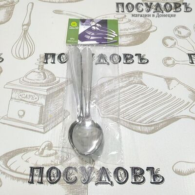 КНР 028C набор чайных ложек 150×33 мм, сталь нержавеющая, в упаковке 6 шт.