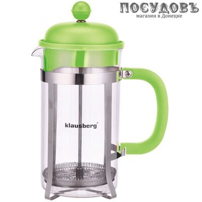 Klausberg KB-7081 френч-пресс, стекло термостойкое, 1000 мл