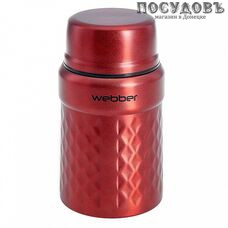 Webber SSW-0600/1N термос пищевой, колба сталь нержавеющая 600 мл, корпус сталь нержавеющая