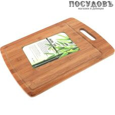 Agness 897-029 доска разделочная, материал бамбук, 400×300×10 мм, 1 шт.