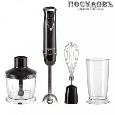Delta Lux DE-7000B блендер многофункциональный, 1000 Вт, 500 мл, цвет черный