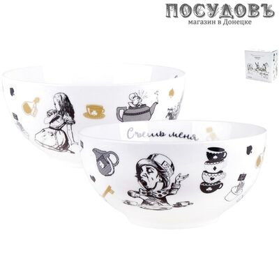 Quinsberry Безумное чаепитие NB204B/610 салатник 610 мл 140 мм в упаковке 1 шт.