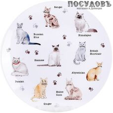 Коралл Cats NB201P тарелка десертная, Ø200 мм, фарфор