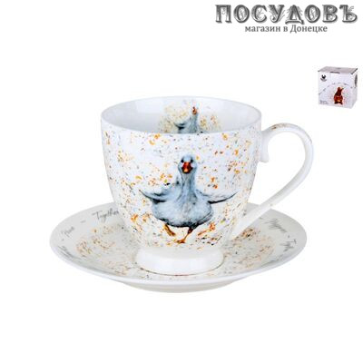 Quinsberry Goose NB212CS чайная пара, 440 мл, фарфор, в подарочной упаковке