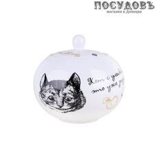 Quinsberry Безумное чаепитие NB204S сахарница, фарфор, в подарочной упаковке 1 к-кт.