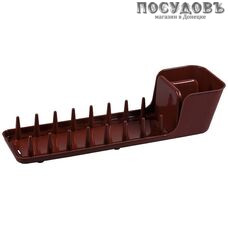 Ар-пласт 09011 сушилка для посуды, 435×135×100 мм, полипропилен, цвет коричневый