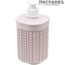 IDEA Вязание М 2239 диспенсер для жидкого мыла, полипропилен, чайная роза