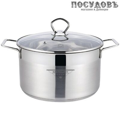 MercuryHaus MC-7061 кастрюля 3,5 л, Ø200 мм, сталь нержавеющая 18/10, капсульное дно