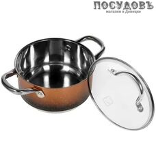 MercuryHaus MC-7085 кастрюля 2,0 л, Ø180 мм, сталь нержавеющая 18/10, семислойное дно