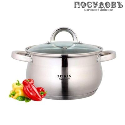ZEIDAN Z50237 кастрюля 2,1 л, Ø160 мм, сталь нержавеющая, пятислойное дно