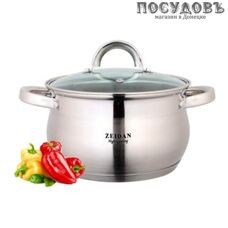 ZEIDAN Z50238 кастрюля 3,0 л, Ø180 мм, сталь нержавеющая, пятислойное дно