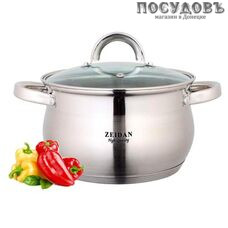 ZEIDAN Z50239 кастрюля 4,0 л, Ø200 мм, сталь нержавеющая, пятислойное дно