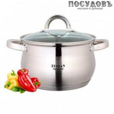 ZEIDAN Z50240 кастрюля 5,1 л, Ø220 мм, сталь нержавеющая, пятислойное дно