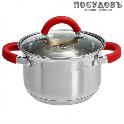 Webber Profi BE-341/2 кастрюля 3,0 л, Ø180 мм, сталь нержавеющая, пятислойное дно