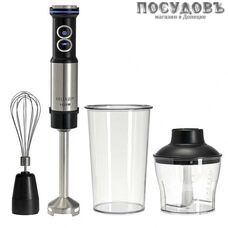 Delta Lux DE-7006B блендер многофункциональный, 1500 Вт, измельчитель 600 мл, цвет черный