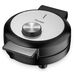 Pioneer SM304D вафельница электрическая Ø190 мм, 1000 Вт, цвет серебристый с черным