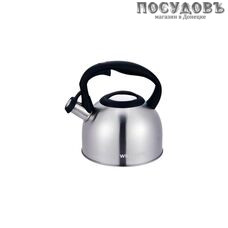 WillMark WTK-3229SS M чайник со свистком, 2,5 л, сталь нержавеющая, стальной матовый