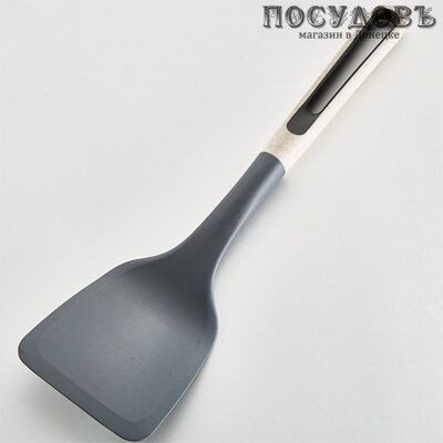 Alpenkok Olympia AK-5220Y, лопатка кулинарная, 360 мм, нейлон, цвет бежевый