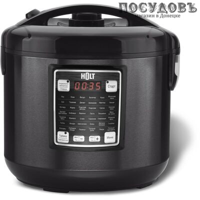 HOLT HT-MC-005 мультиварка 800 Вт, 42 программы, чаша 5 л, керамическое покрытие, цвет черный