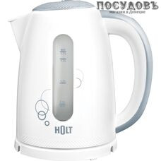 HOLT HT-KT-005 электрочайник, 2200 Вт, 1 700 мл, полипропилен, цвет белый, гарантия 1 год