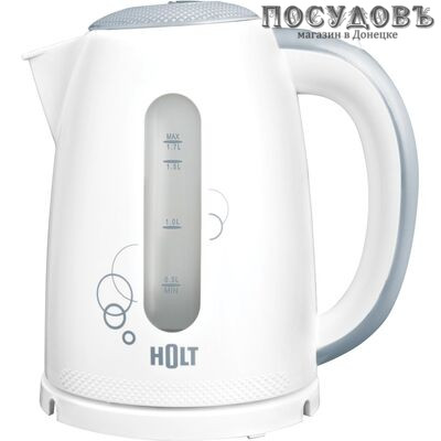 HOLT HT-KT-005 электрочайник, 2200 Вт, 1 700 мл, полипропилен, цвет белый, гарантия 1 год