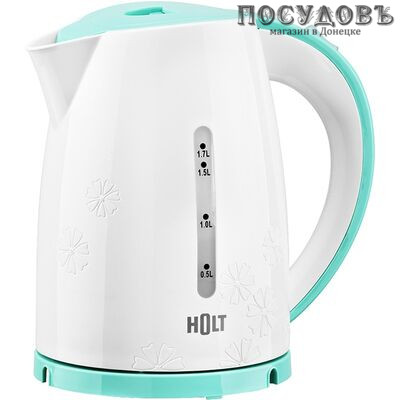 HOLT HT-KT-007 электрочайник, 2200 Вт, 1 700 мл, пластиковый, гарантия 1 год